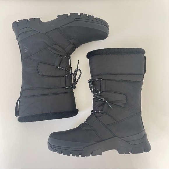 TIMBERLAND Waterproof Pull On Boots In Jet Black- New In Box - Reemoly - Picture 10 of 16